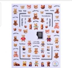 くまネイルシール　今日だけ値下げ♡のサムネイル