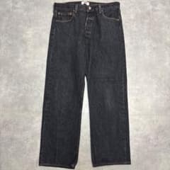 리바이스 501 Levis W36 블랙 데님 블랙 헌 옷 21070