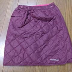 mont-bell リバーシブル ラップスカート 中綿入りのサムネイル