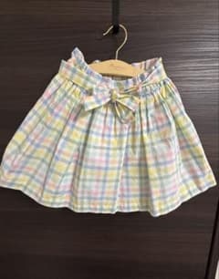 Bonpoint ボンポワン スカート 8a チェック柄 ラップスカート Bonpoint チェックスカート（8A） - メルカリ