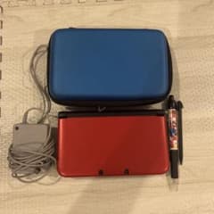 Nintendo 3DS LL レッド 本体 充電器付きのサムネイル