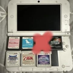 Nintendo 3DS LL ホワイト 本体 ソフト7本セットのサムネイル