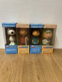 ボビングヘッド　スヌーピー　サリー　ライナス　ルーシーファンコ　ビンテージ人形