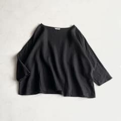 LE GLAZIK リネン100% ドルマン プルオーバーブラウス Bshop - メルカリ