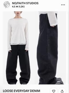 No faith studios / Loose Everyday Denimのサムネイル