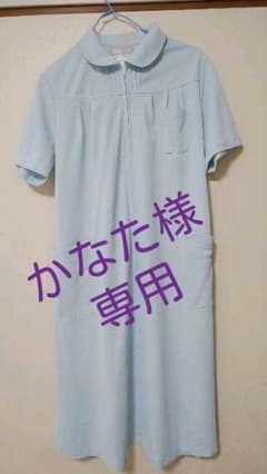 マタニティー　ナース服　サックス(薄いブルー)のサムネイル