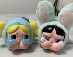 CRYBABY × 파워 퍼프 걸스 봉제 인형 펜던트 2 체 세트