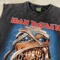 アイアンメイデン バンドTシャツ ノースリーブ XL 墨黒のサムネイル