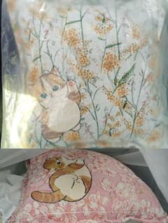 mofusand × 日比谷花壇 ゴブラン織り クッション 〜Spring〜