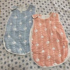 2枚組！　hoppetta 6重ガーゼ　スリーパーのサムネイル