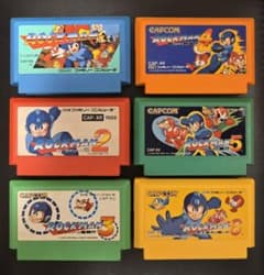 【希少】ロックマン123456ファミコン ロックマン 1, 2, 3, 4, 5, 6 ファミコンソフト 6本セット - メルカリ