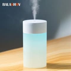 【新品未使用】 加湿器 卓上 除菌加湿器 ミニ アロマ加湿除菌 ホワイト/ブルー