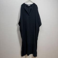 1205 evam eva TUCK ONE PIECE sumi dress