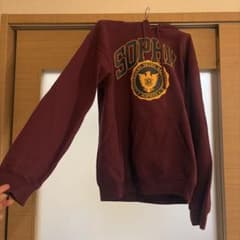 SOPHIA バーガンディ フード付きパーカー