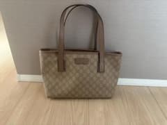 GUCCI ベージュ GGパターン トートバッグのサムネイル
