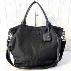 【美品】Ray BEAMS toleur ナイロントートバッグ 2way 黒