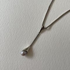 新品未使用 Misty ミスティ 淡水パール ネックレス SV925 シルバー 