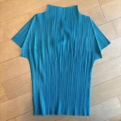 PLISSÉ PLEASE ターコイズ 半袖シャツのサムネイル