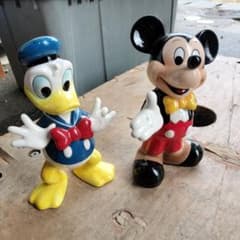 ミッキーマウス 陶器 置物 激レア ドナルドダック - メルカリ