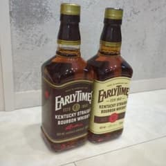 アーリータイムズ イエローラベル×ブラウンラベル Early Times 2本