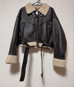 【美品】ZARA ダブルフェイス　ジャケット　ブラウンのサムネイル