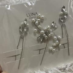 LUNA EARTH 花モチーフヘアピン3本セットのサムネイル