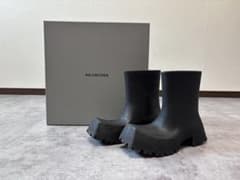 BALENCIAGA】TROOPER RUBBER BOOT 38 - メルカリ