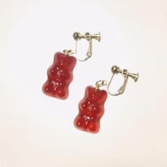 ハリボーの赤グミイヤリングのサムネイル