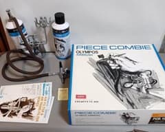 【希少絶版/エアー開通】使用2,3回 オリンポス エアブラシ HP-101のサムネイル