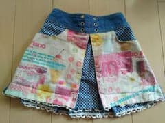 mezzo pianoスカート子供服（size100）USEDのサムネイル