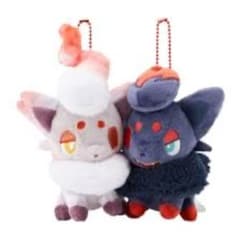磁石でくっつくペアマスコット にたものどうし ゾロア＆ヒスイゾロアのサムネイル
