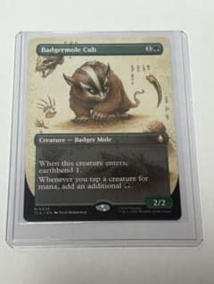 MTG 英語 アナグマモグラの仔 Badgermole Cub ボーダーレス - メルカリ