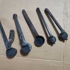 矢立　骨董品　墨壺　筆入れ　書道具　小道具　5本まとめ売り m34664584371_1.jpg?1752887426