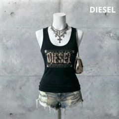 【ドルチェ&ガッバーナ】archive タンクトップ Y2K 平成ギャル XS y2k 平成ギャル archive】DIESEL タンクトップ スカルロゴ - メルカリ