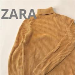 美品】ZARA タートルネックニットセーター　マスタード　メンズ　Mのサムネイル