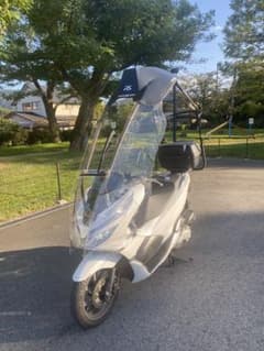 PCX ルーフキット　JF81　ルーフシールド PCX JF81型 ルーフシールド 屋根付き 即納可 走り癖なし PCX125 - メルカリ