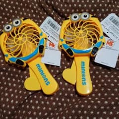 ミニオン ハンディファン ２個セットのサムネイル