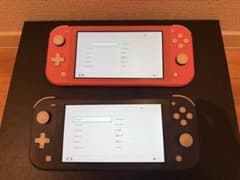 Nintendo Switch Lite 本体 2台セット コーラル グレー - メルカリ