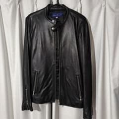 Urban Research シングルライダースジャケット ブラックのサムネイル