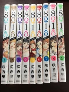 8♀1♂コミック 全9巻完結セットのサムネイル