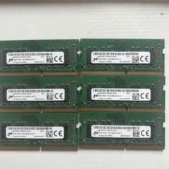 Micron ノートPC用メモリ 8GB DDR4 2666MHz 6枚セット - メルカリ