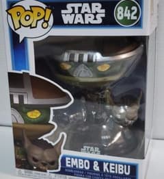 Funko 　pop　 842 　スターウォーズ　エンボ&ケイブ