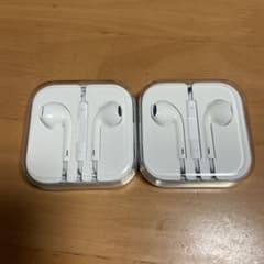 iPhone 純正イヤホン イヤホンジャック型　2個セットのサムネイル