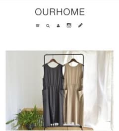 ourhome シワになりにくいエプロンのサムネイル