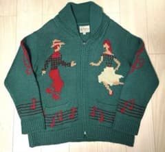 希少 ドライボーンズ カウチン Dry Bones 旧タグ ニット40 セーター