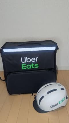Uber Eats 配達バッグ　ヘルメットセット canvas-