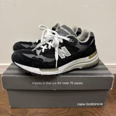 USA製 New Balance M992BK 27.5cm ブラック/グレー