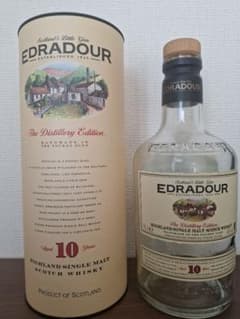 【空瓶】EDRADOUR 10年 ハイランド シングルモルト ウイスキーのサムネイル
