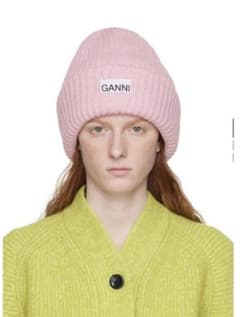 gaani ニット帽　ピンクのサムネイル