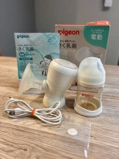 【美品】Pigeon 母乳アシスト さく乳器 handy fit+のサムネイル